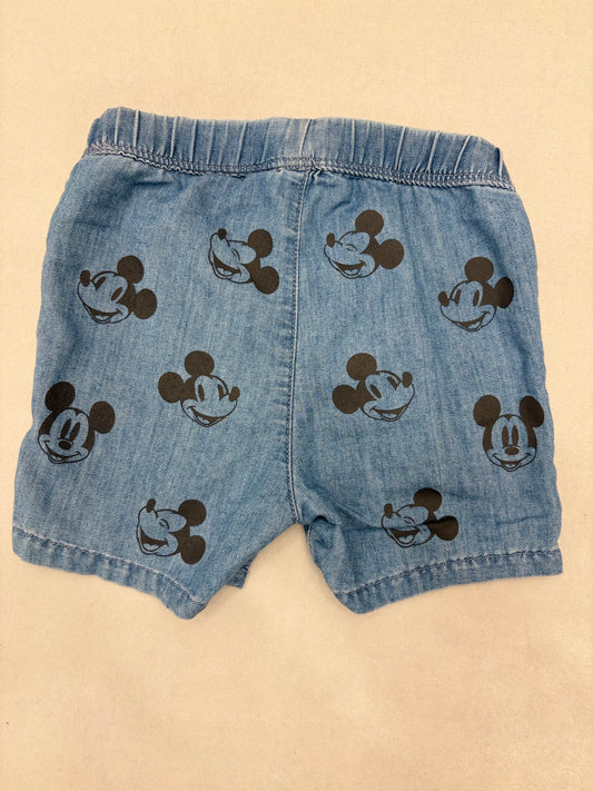 H& M Mickey Mouse Shorts